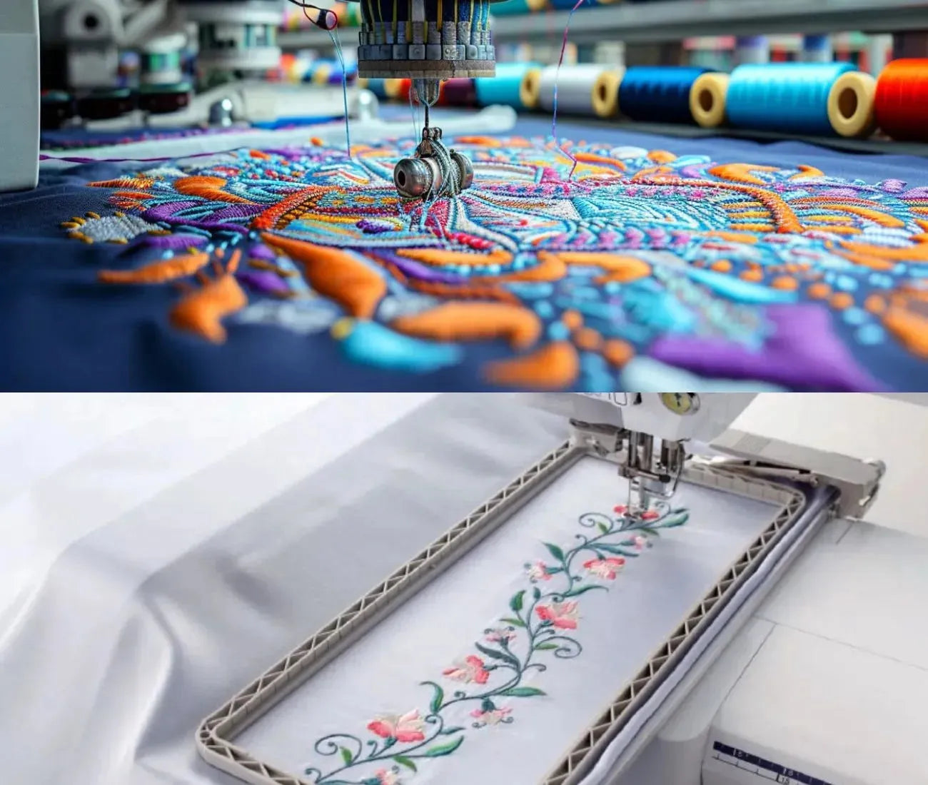 Fond broderie