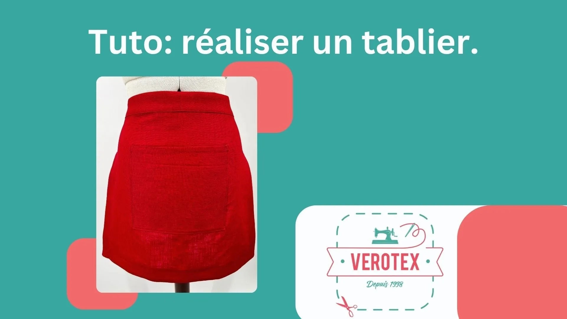 Tuto : Comment Coudre un Tablier de Serveur - Verotex