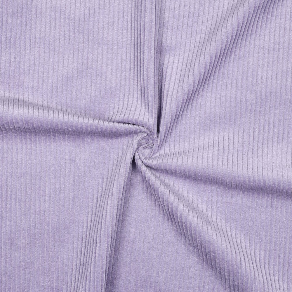 Tissu Velours Uni Lila
