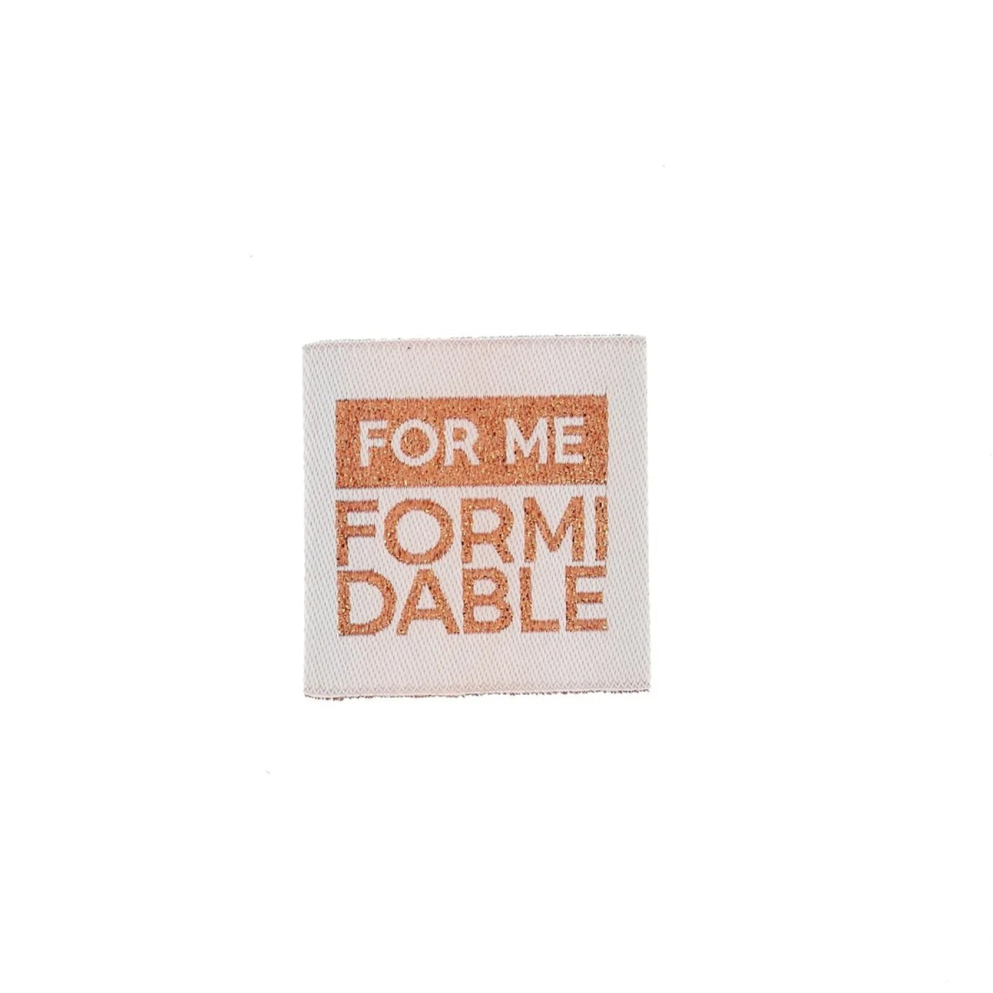 Étiquette - For me formidable