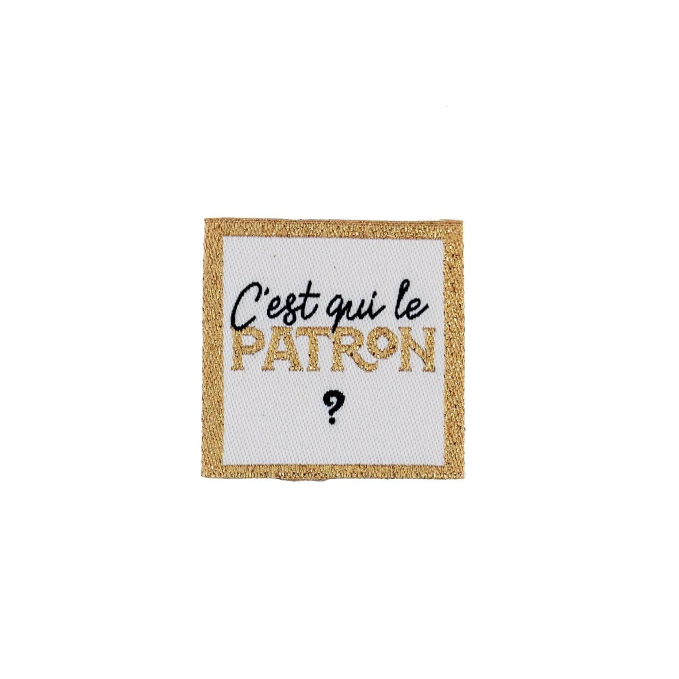 Étiquette - C'est qui le patron ?