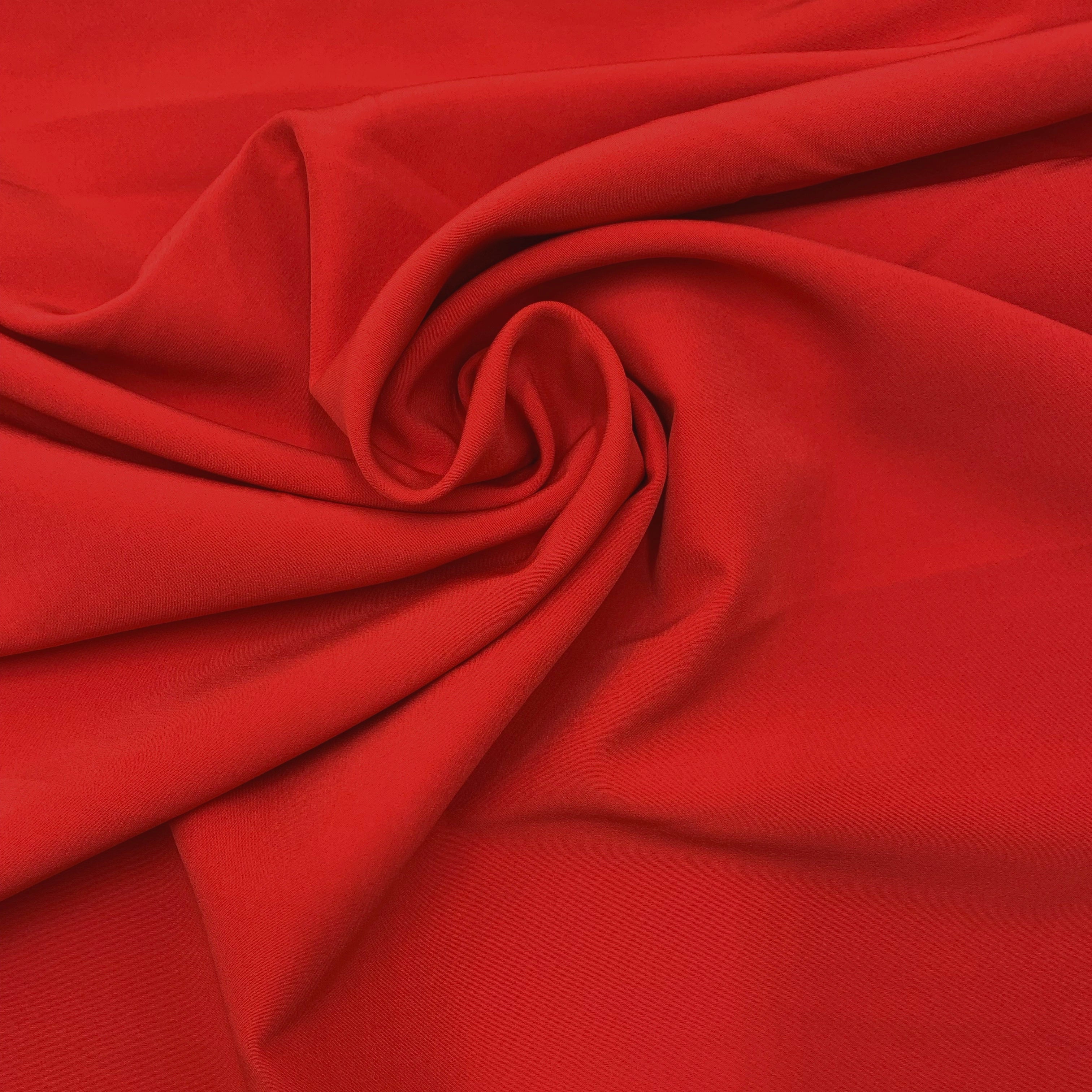 tissu-bi-stretch-rouge