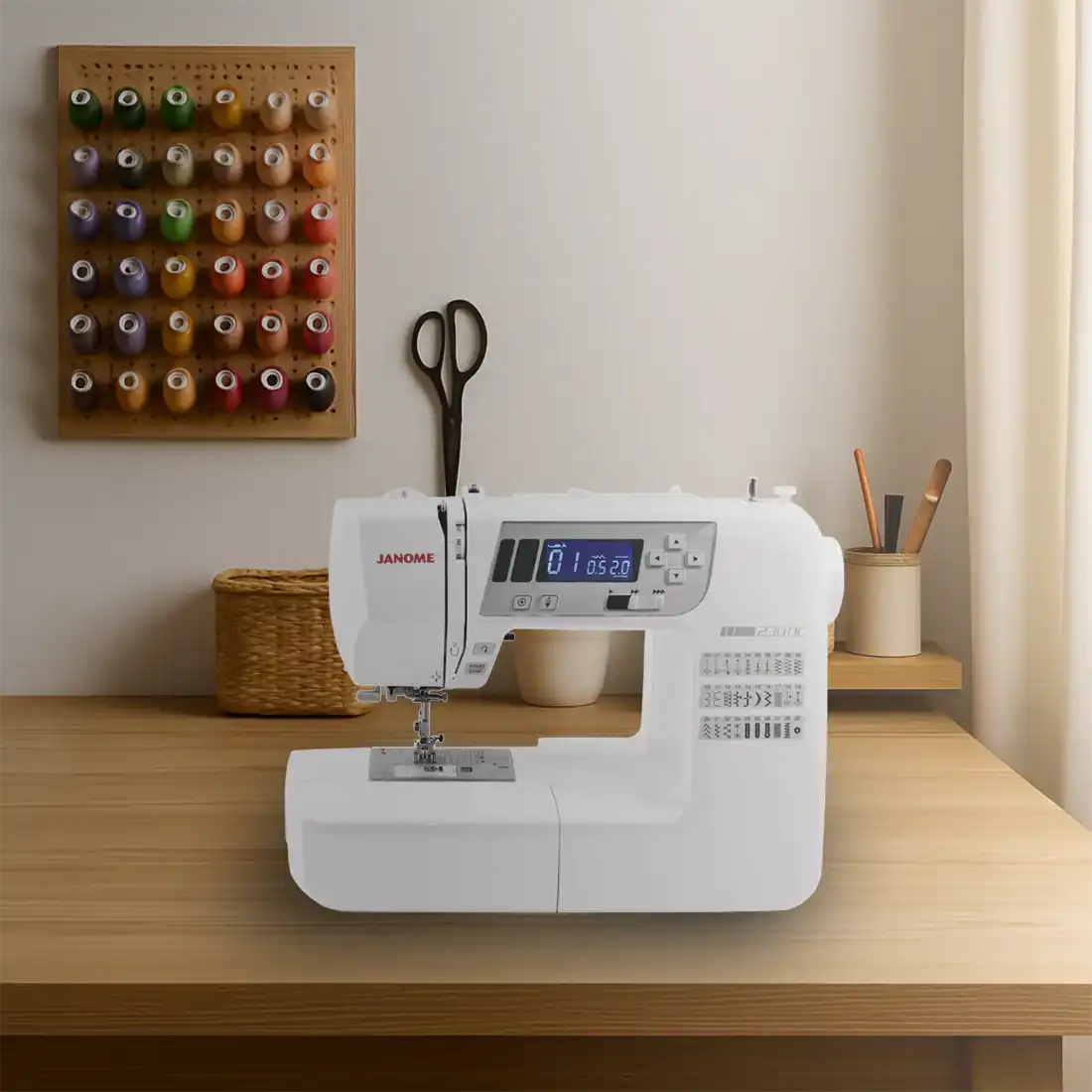 Janome 230DC : machine électronique polyvalente pour couturières débutantes et confirmées
