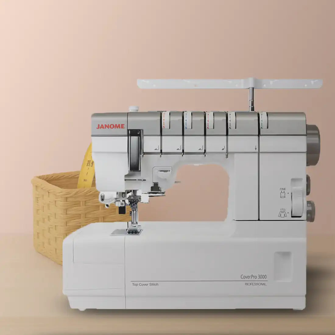 Janome CoverPro 3000 : la recouvreuse professionnelle par excellence