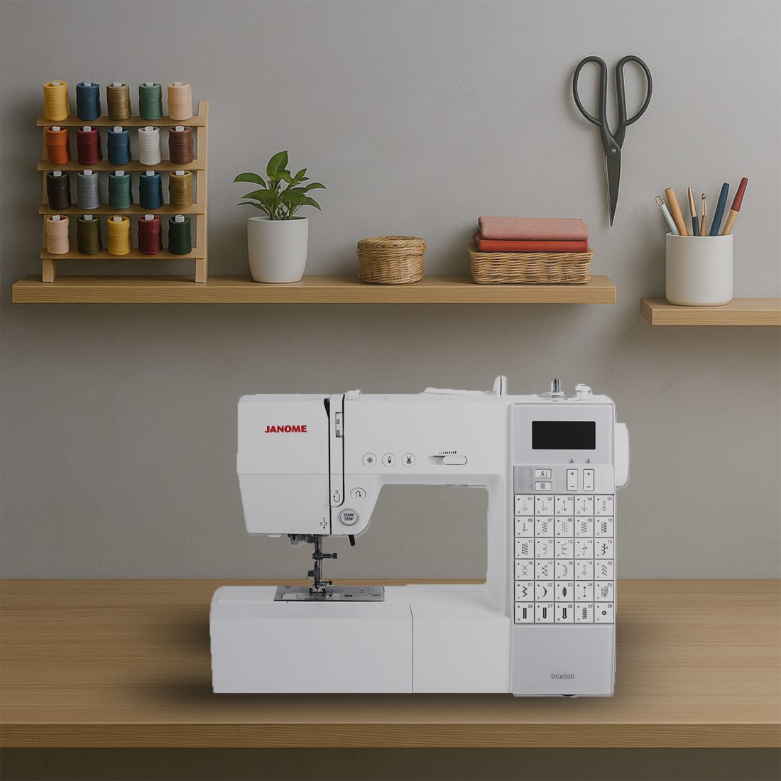 Janome DC6030 : machine à coudre électronique intuitive et performante