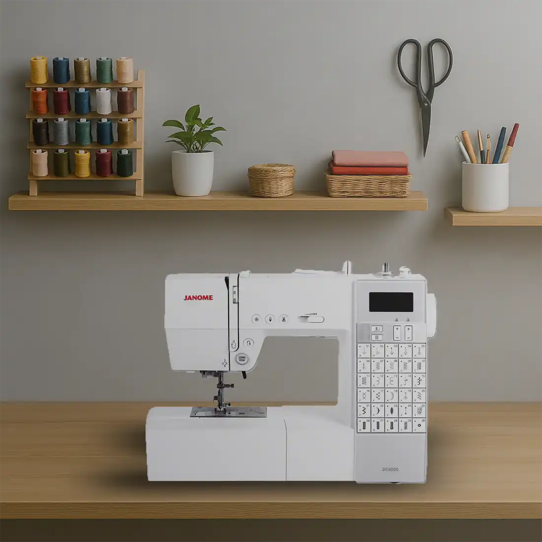Janome DC6030 : machine à coudre électronique intuitive et performante
