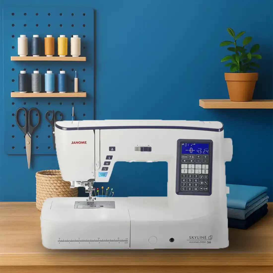 Janome Skyline S6 AE : machine électronique haut de gamme pour couture et quilting