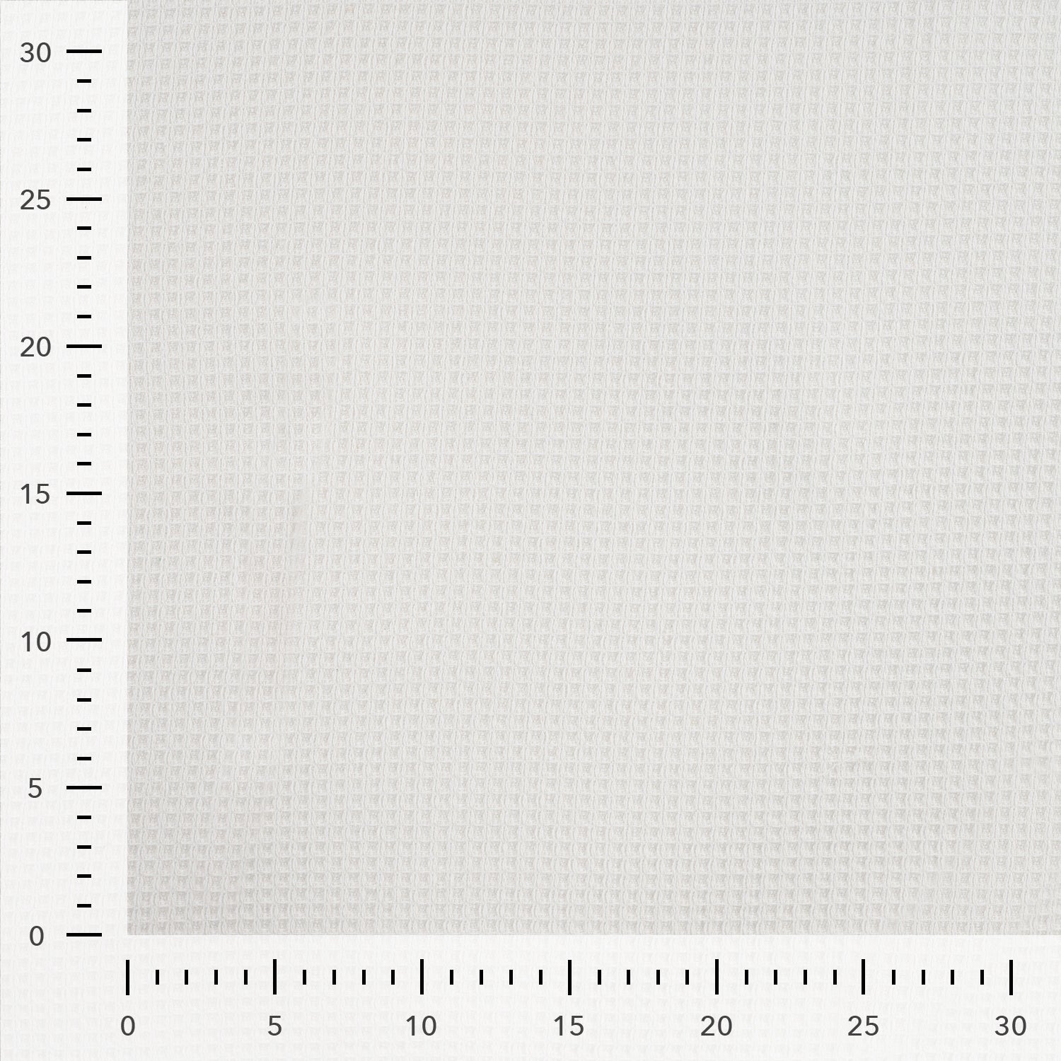 Tissu nid d’abeille doublé d’éponge blanc