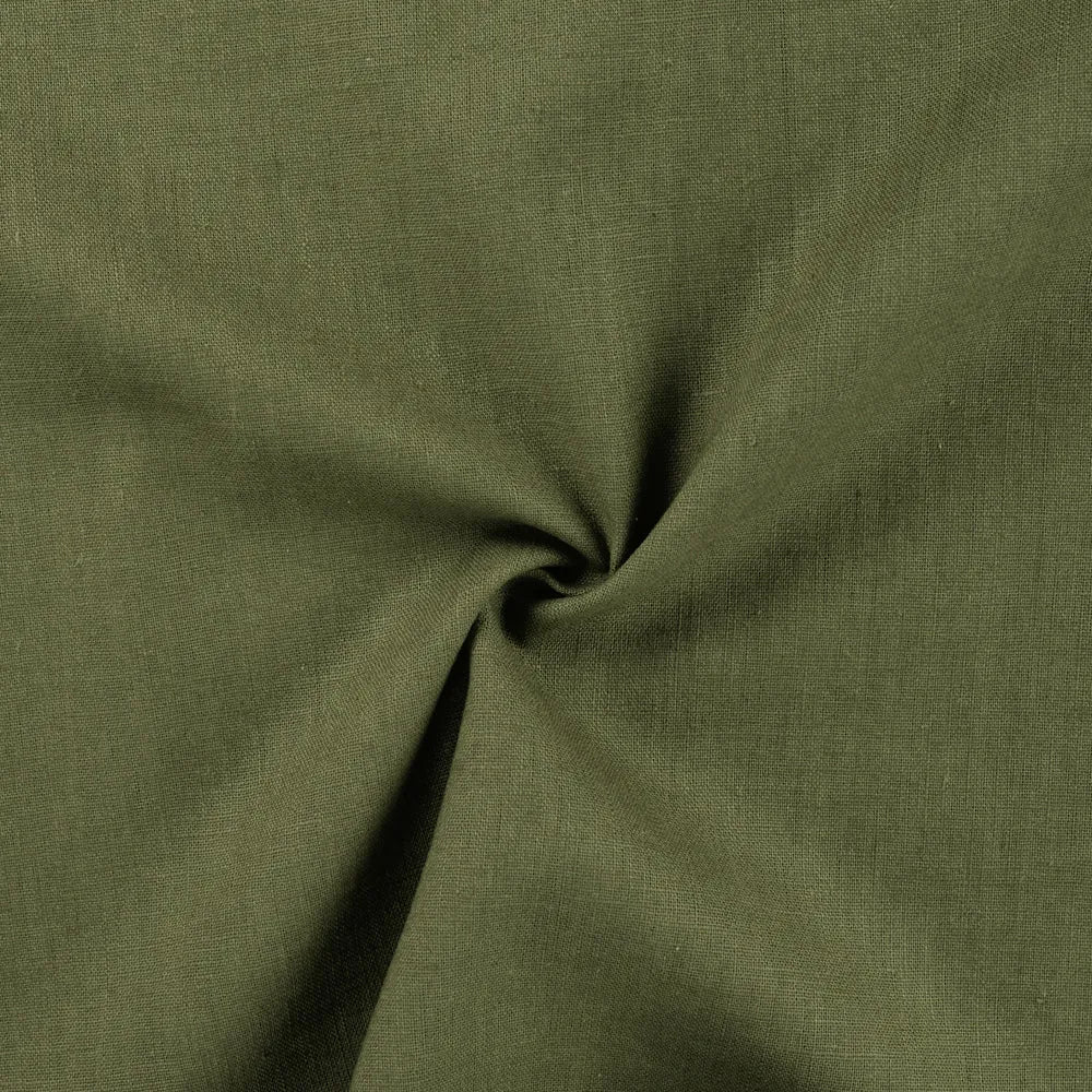 Khaki linnen stof