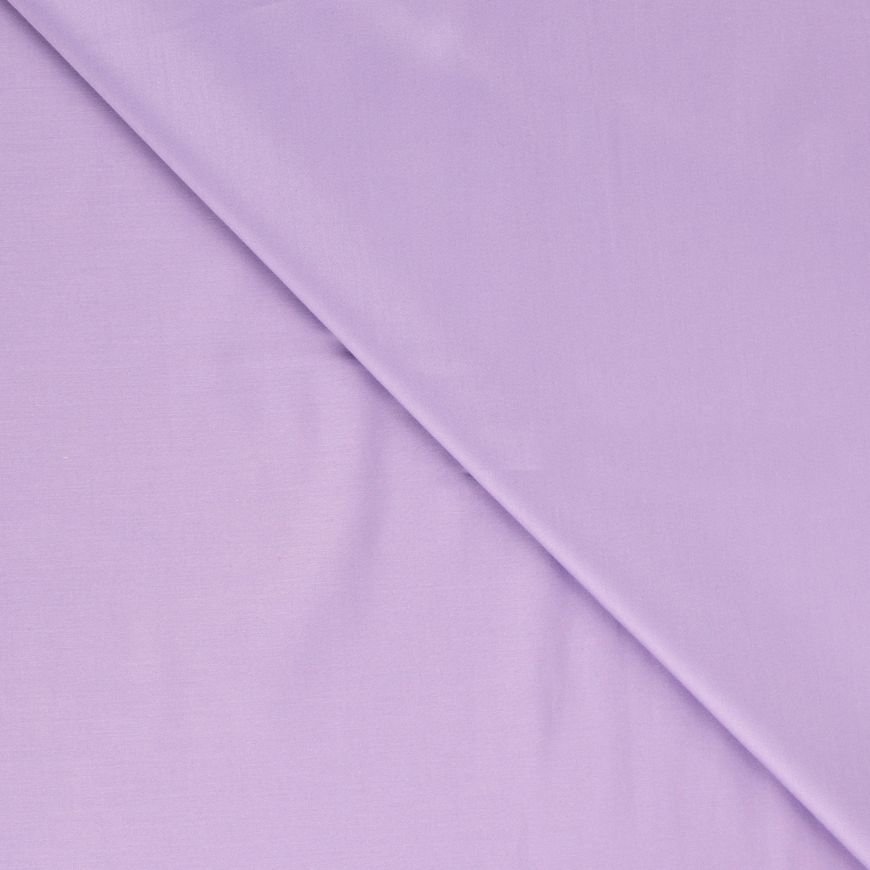 Satin de Coton uni lilas – Parfait pour vêtements et accessoires