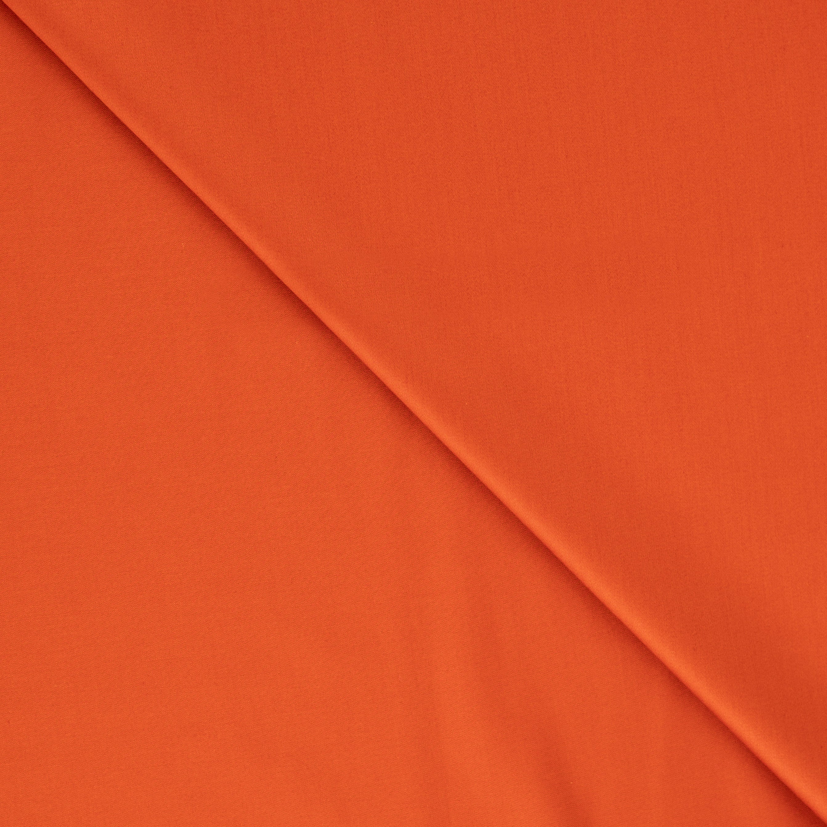 Satin de Coton uni orange – Idéal pour vêtements et accessoires