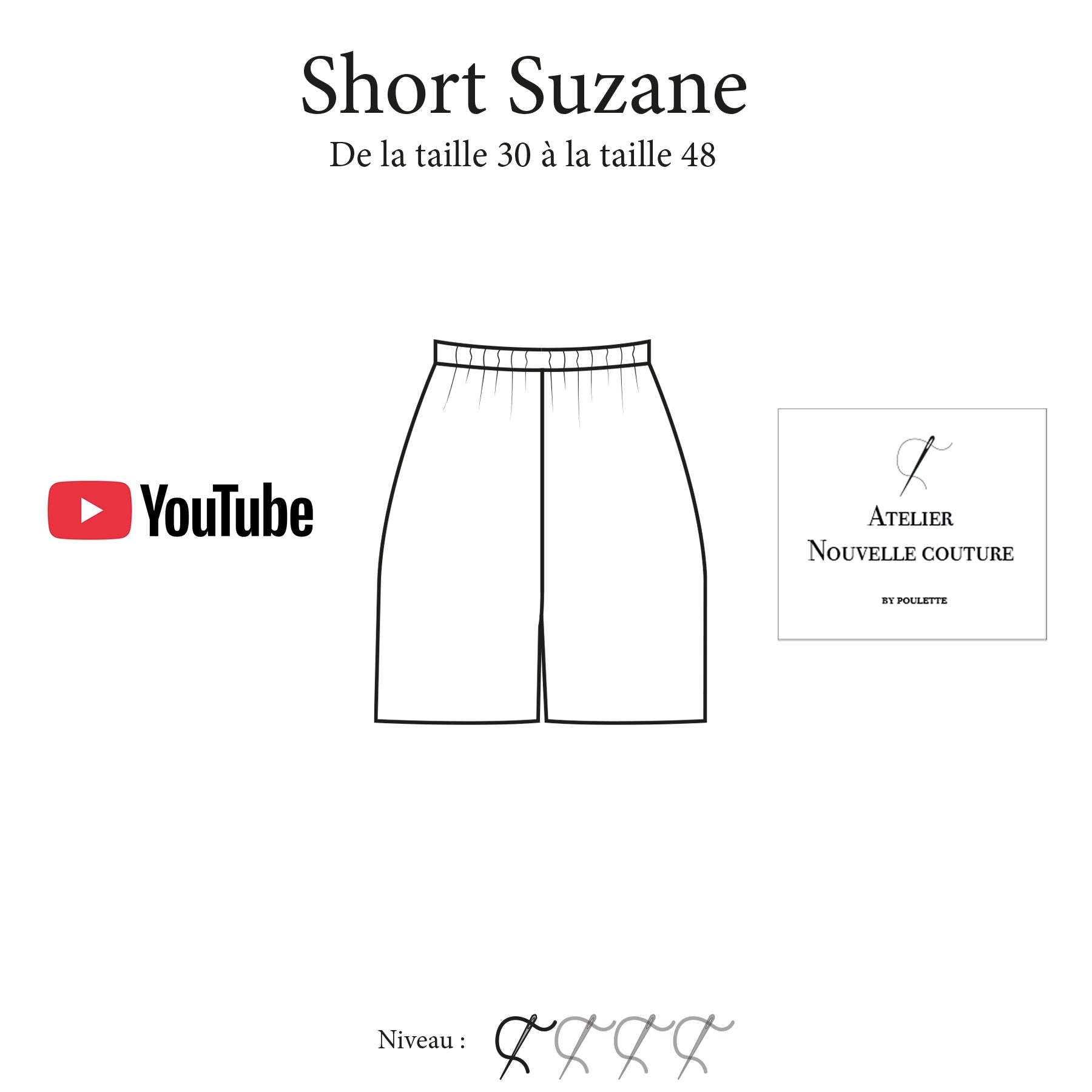 Patron de couture – Short Suzane