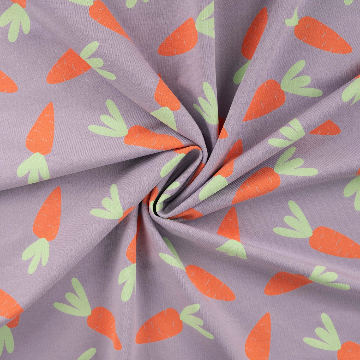 Tissu French Terry Carotte
