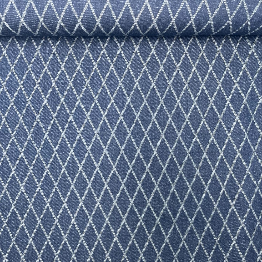 Tissu denim graphique pour créations tendance