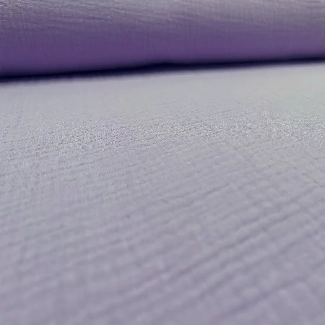Tissu double gaze lilas – Léger, doux et idéal pour la couture