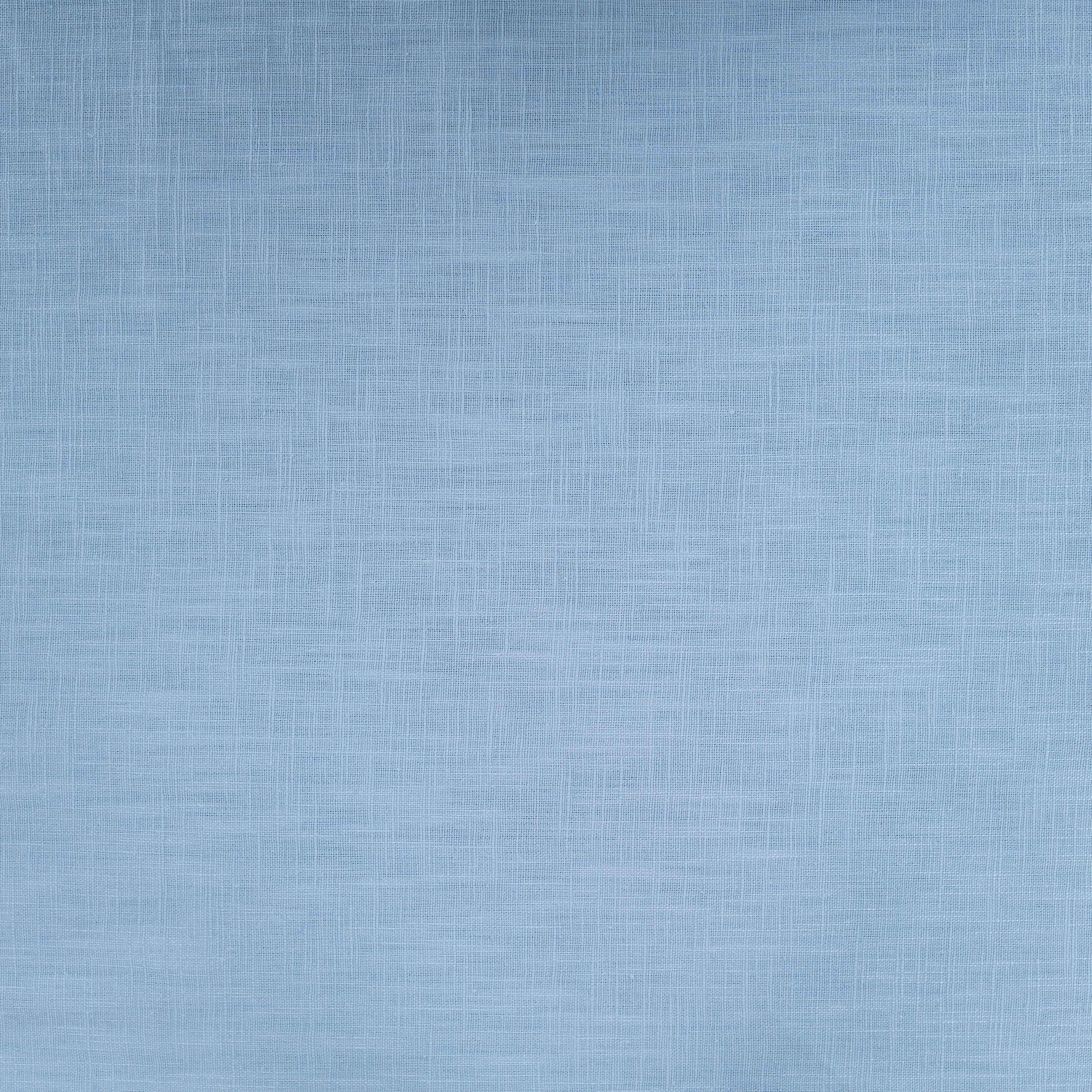 Tissu lin uni bleu clair