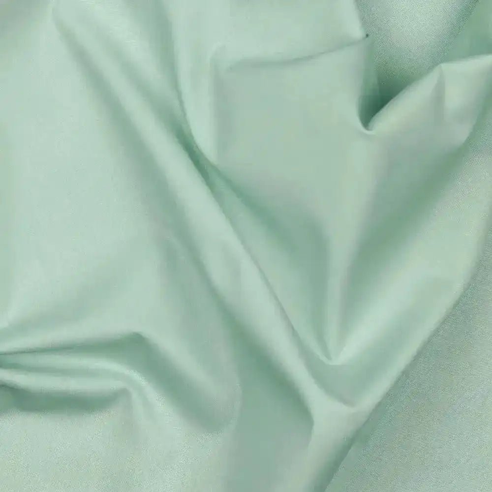 Coupon 3m Tissu Popeline de Coton Menthe