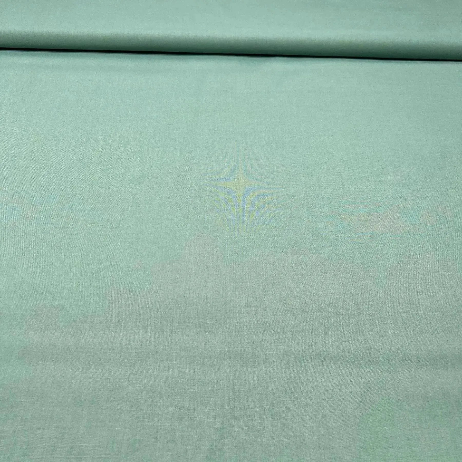 Coupon 3m Tissu Popeline de Coton Menthe Foncé