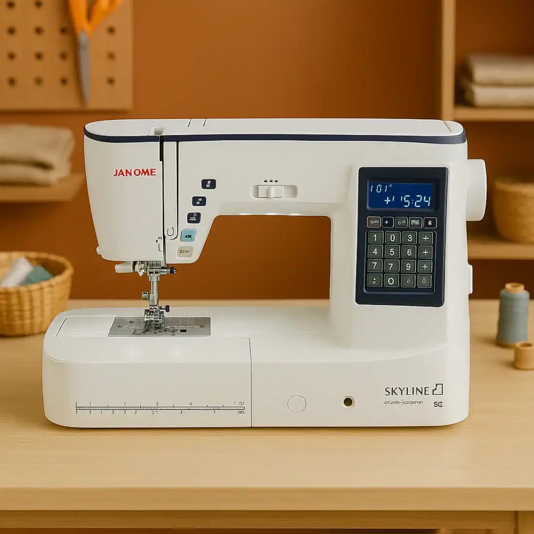 EXPO NEUVE Machine à coudre Janome Skyline S6 AE