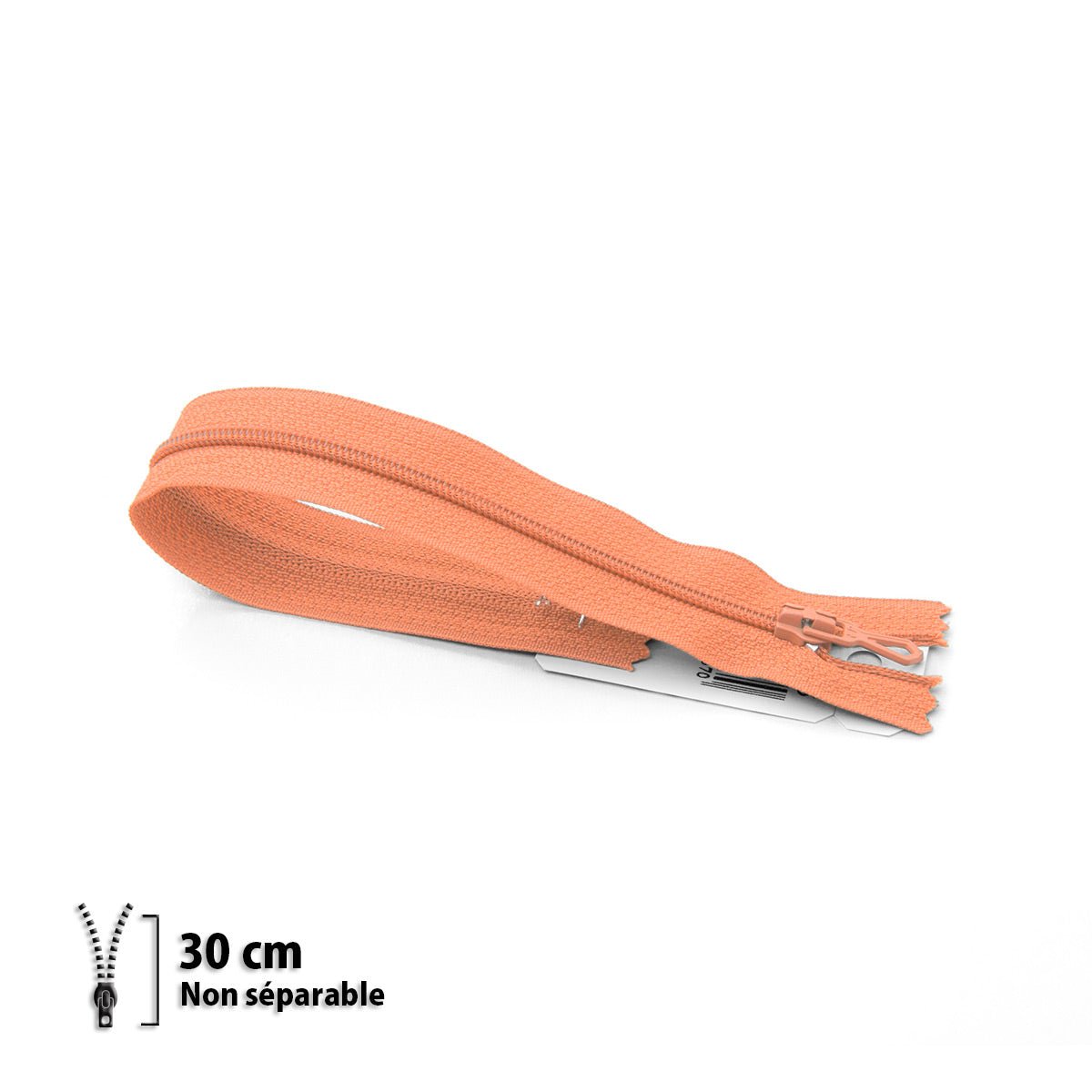 Fermeture éclair / Zip / tirette classique couleur nacre