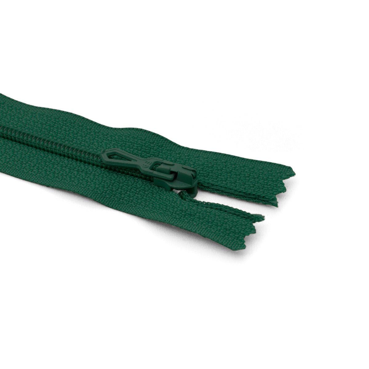 Fermeture éclair / Zip / tirette classique vert sapin