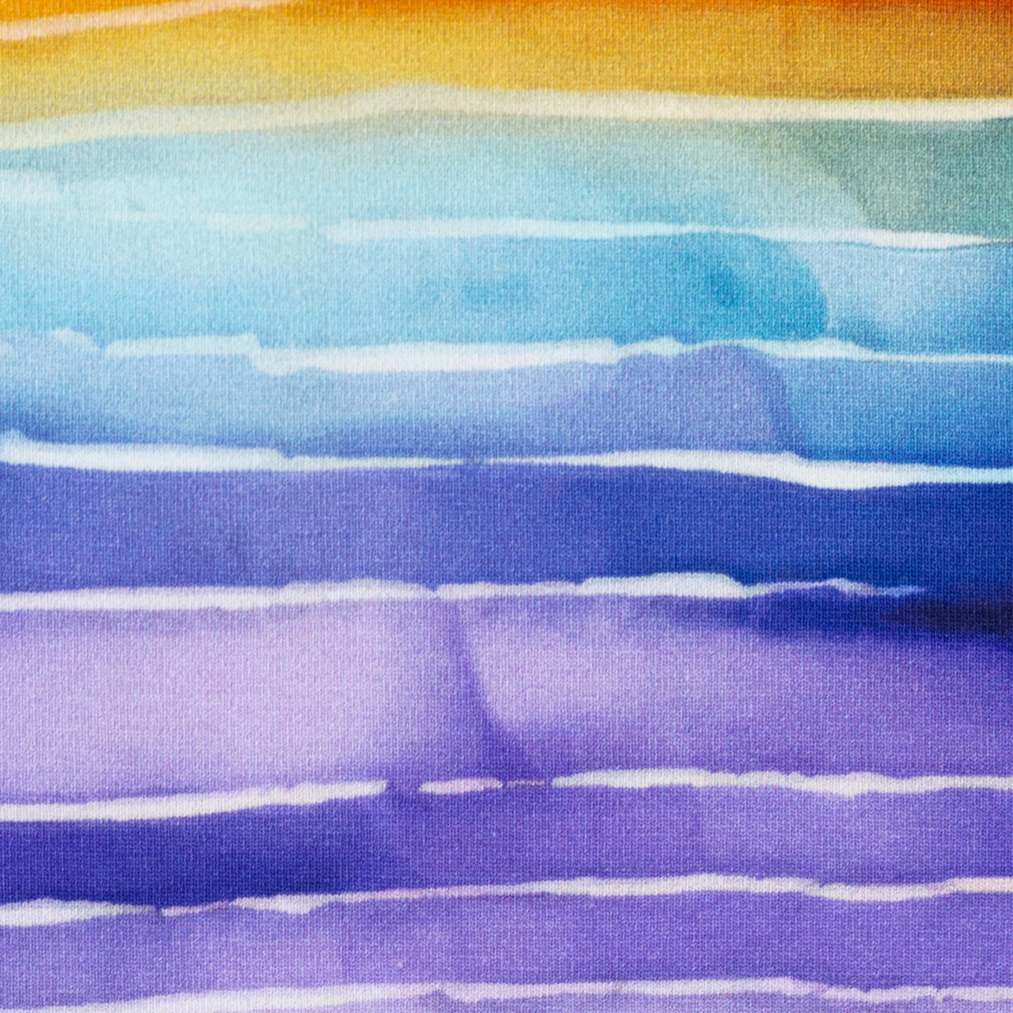 Tissu Jersey de Coton Ligné coloré