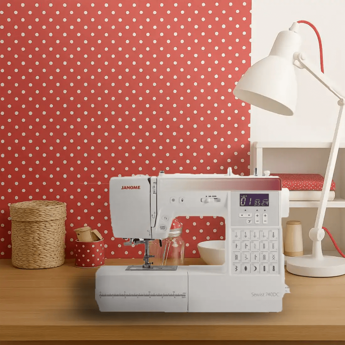 Machine à coudre JANOME 740 DC