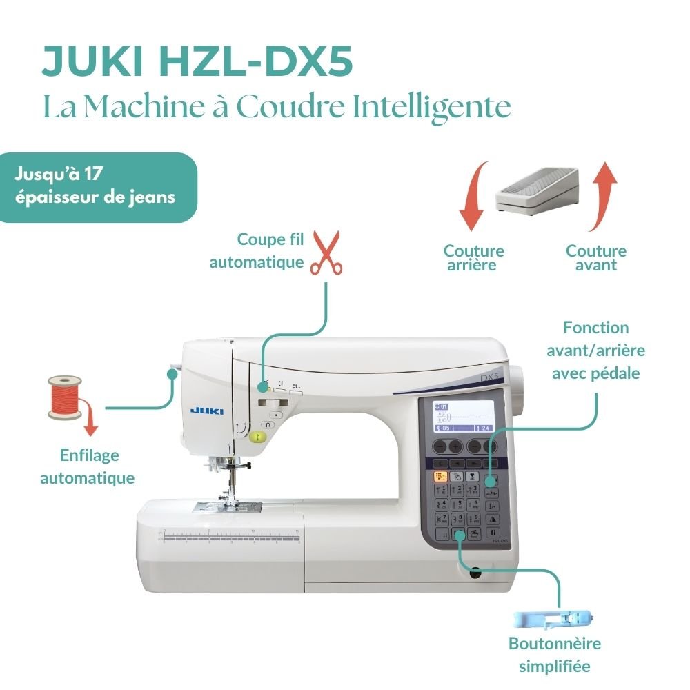 Machine à coudre JUKI HZL-DX5