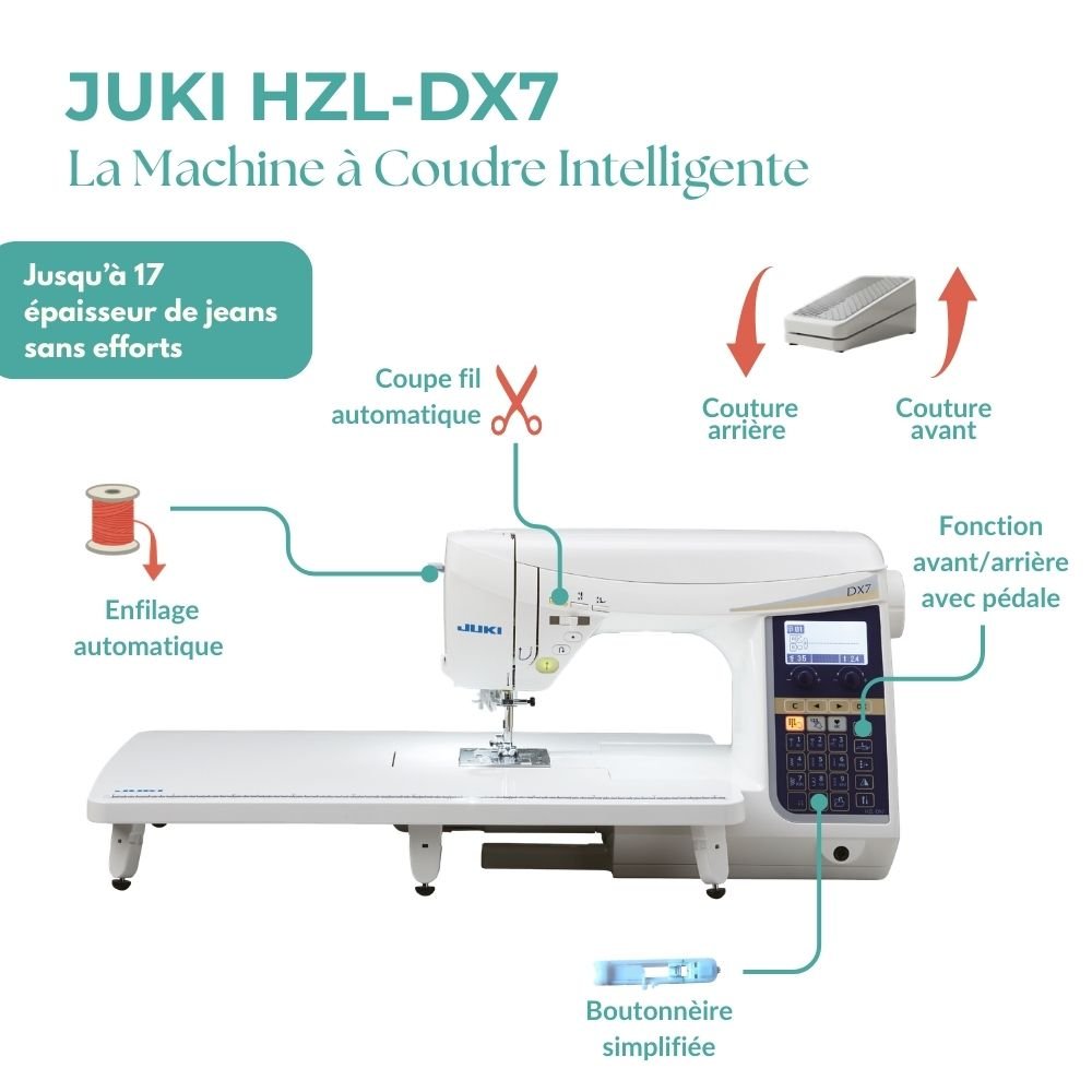 Machine à coudre JUKI HZL-DX7