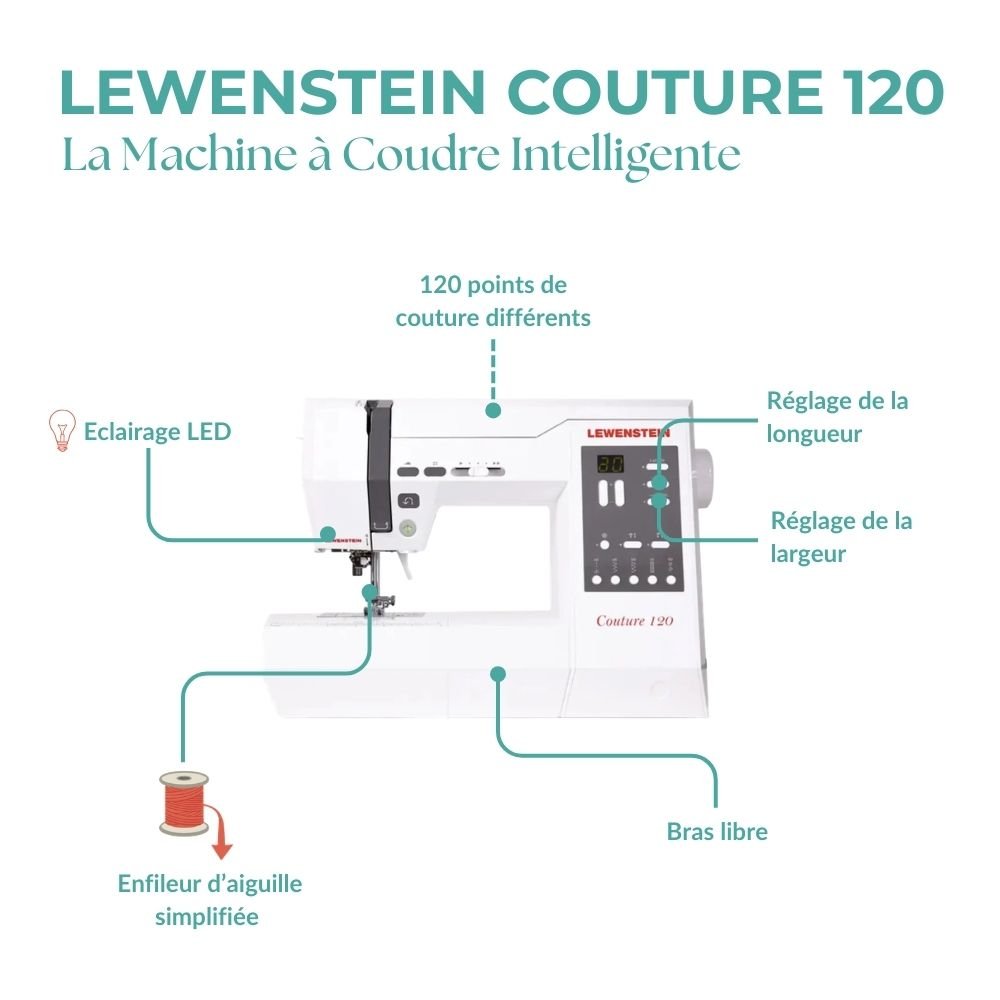 Machine à coudre Lewenstein Couture 120