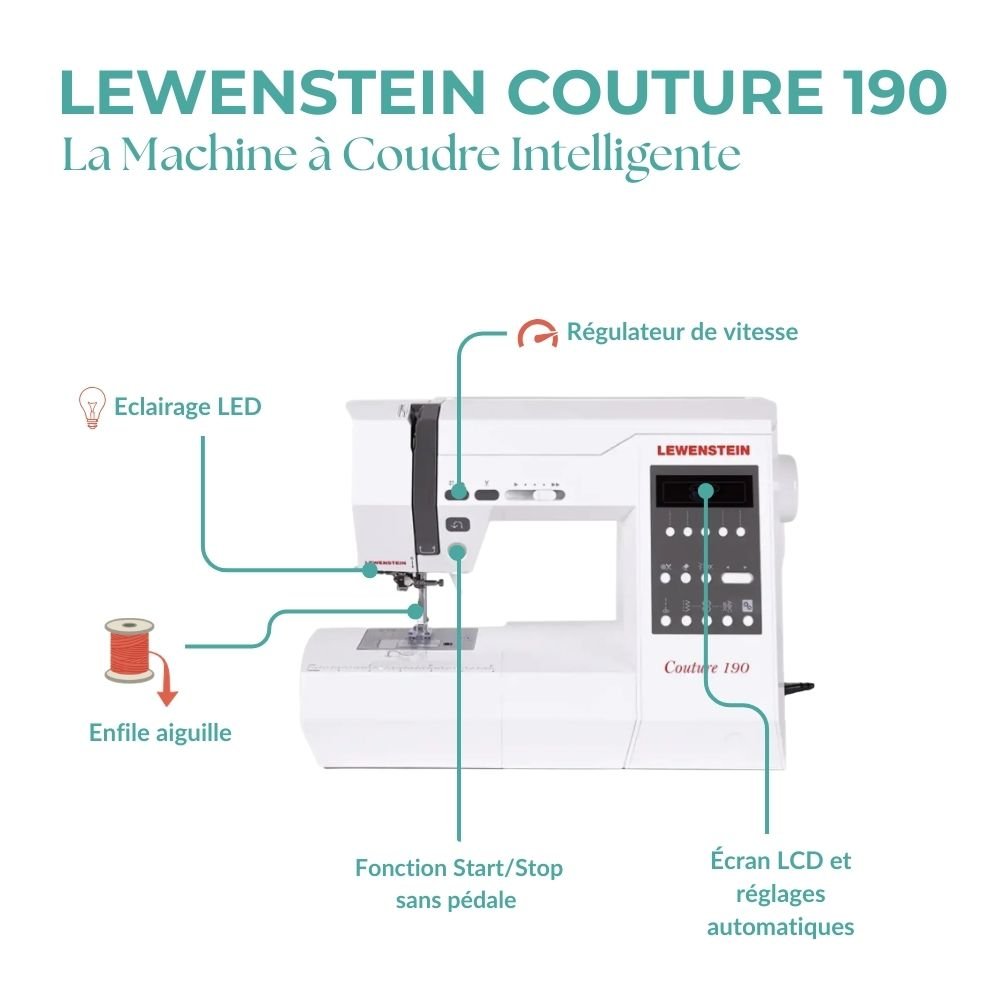 Machine à coudre Lewenstein Couture 190