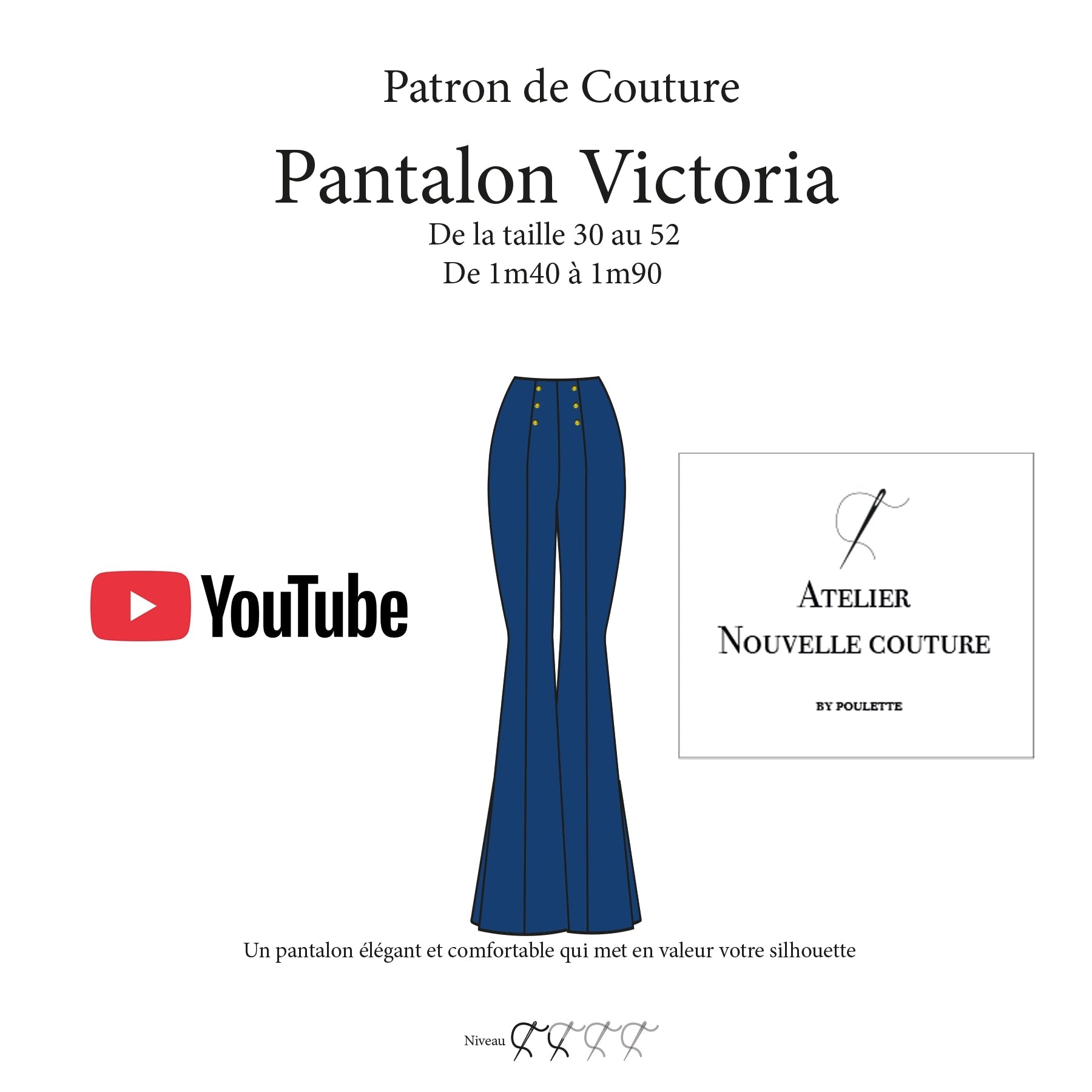 Patron de couture – Pantalon Victoria