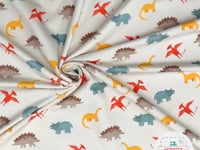 Tissu Jersey de Coton Dinosaures — vidéo