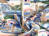 Tissu Japonais paysage du japon — vidéo