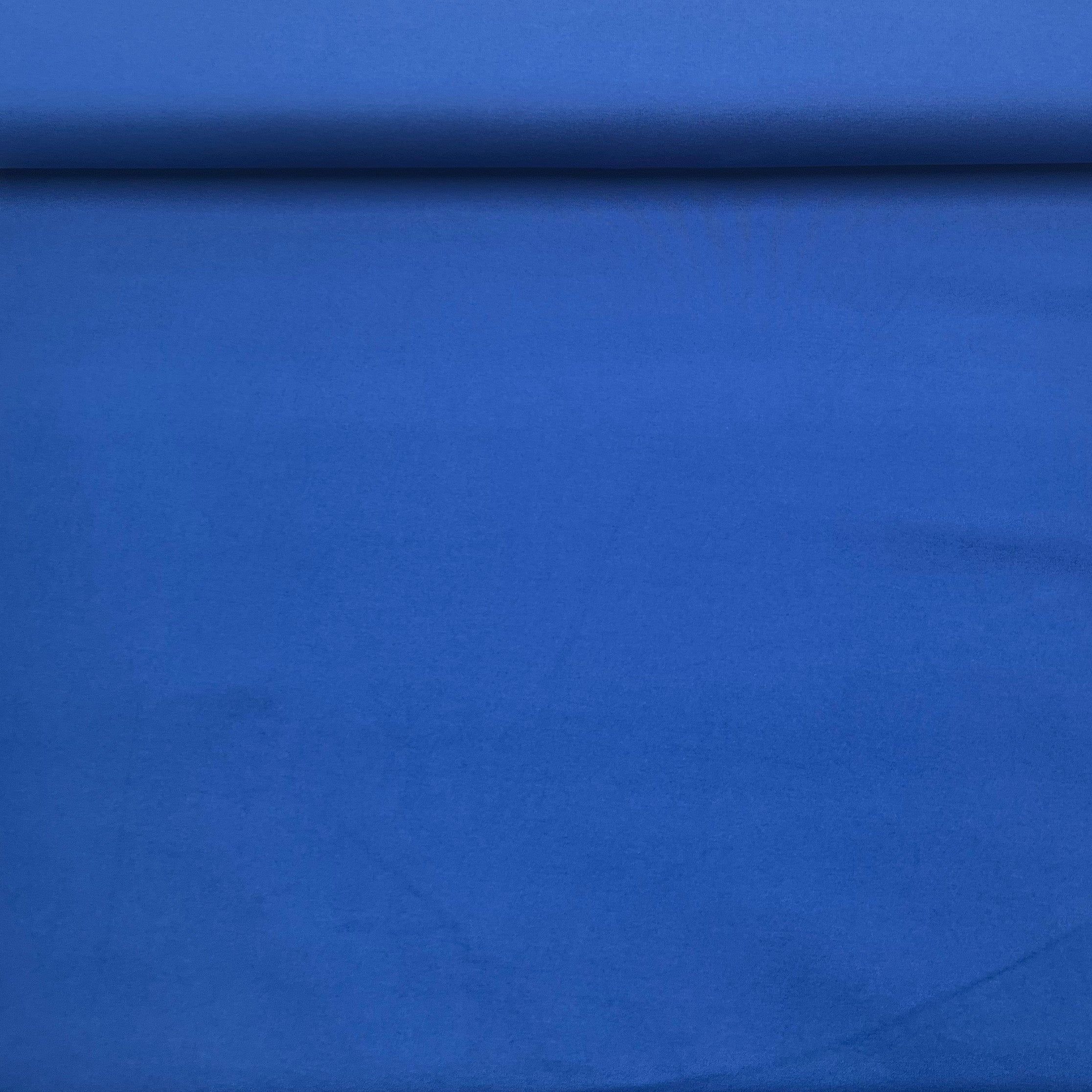 Tissu Jersey de Punto bleu roi
