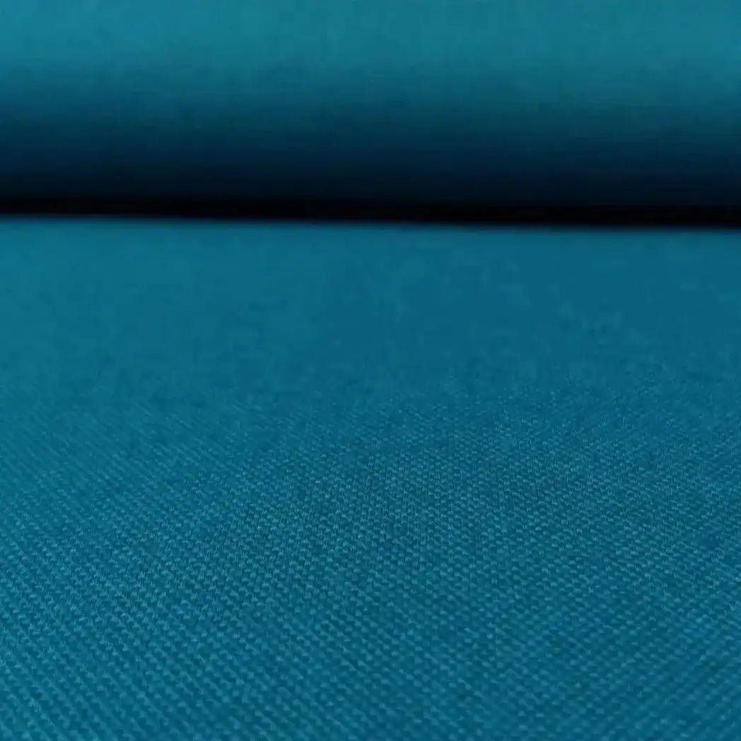 Tissu Canvas Coton Bleu Pétrole