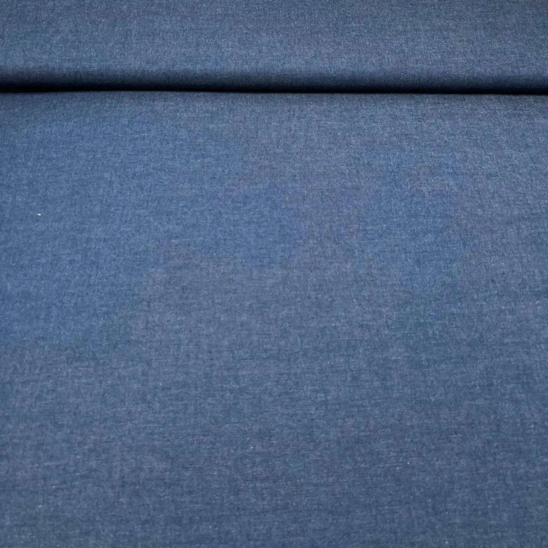 Tissu jean fin bleu foncé