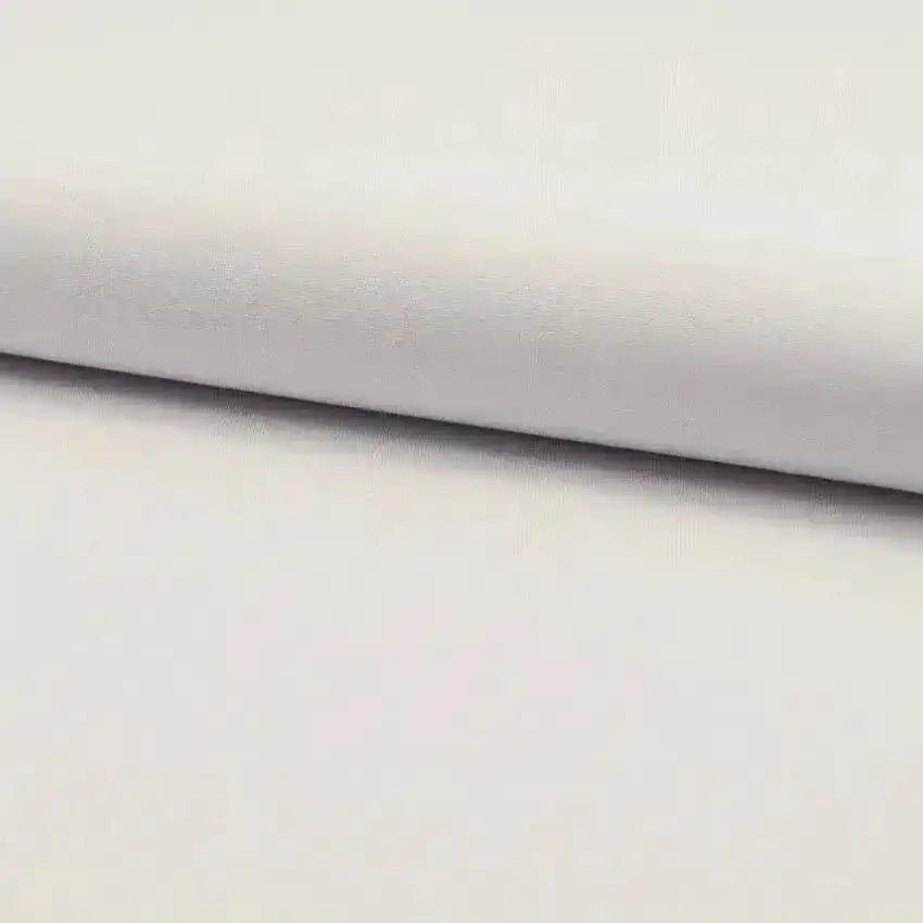 Tissus popeline de coton bio blanc