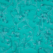 Quilted turquoise fabric