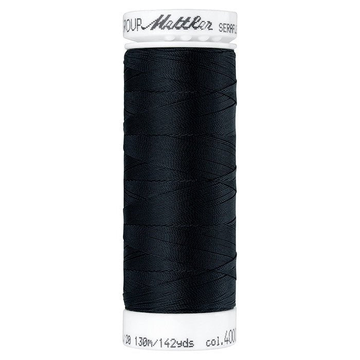 Seraflex fil à coudre élastique 7840 - Noir - 4000