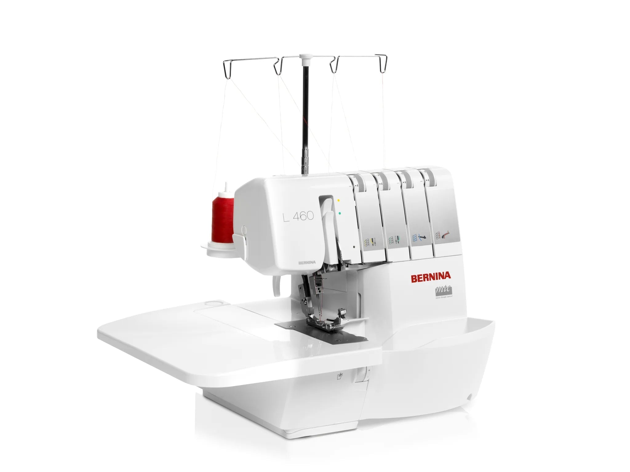 Surjeteuse BERNINA L 460 — vue trois quarts