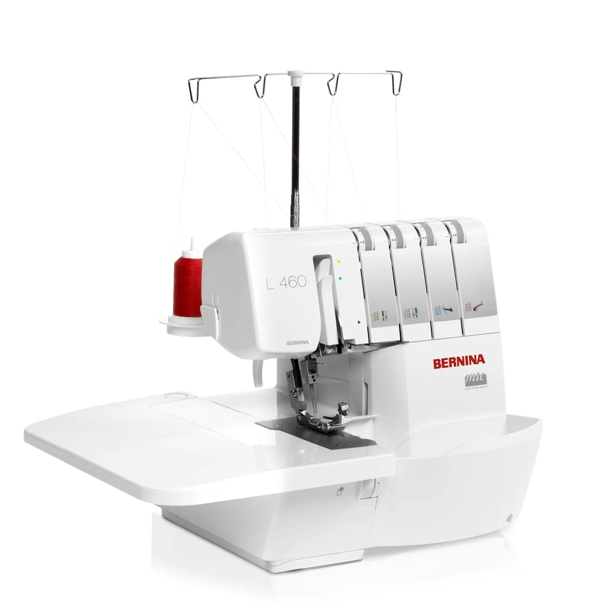 Surjeteuse BERNINA L 460 — vue trois quarts