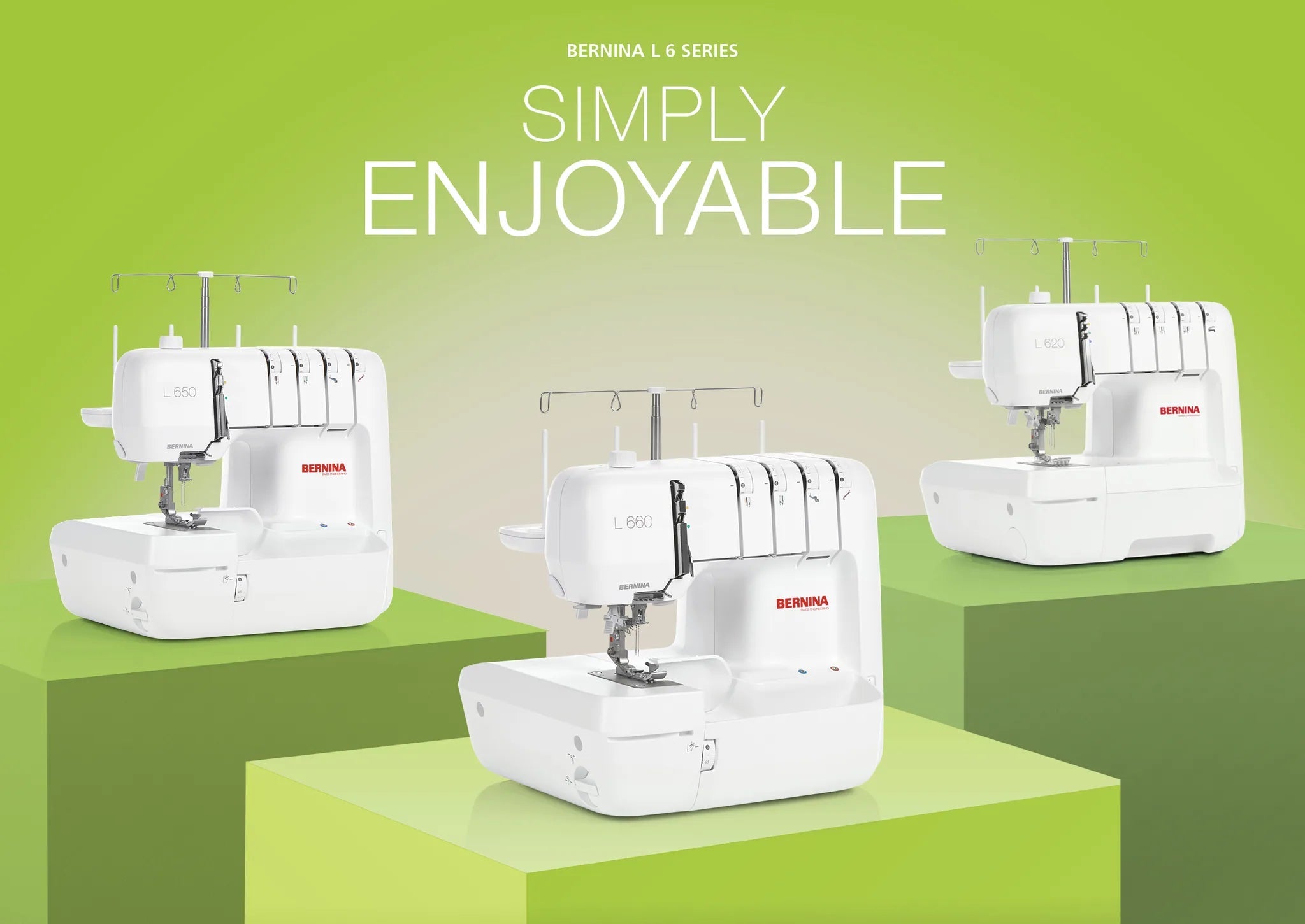 Surjeteuse BERNINA L 660 — visuel de campagne