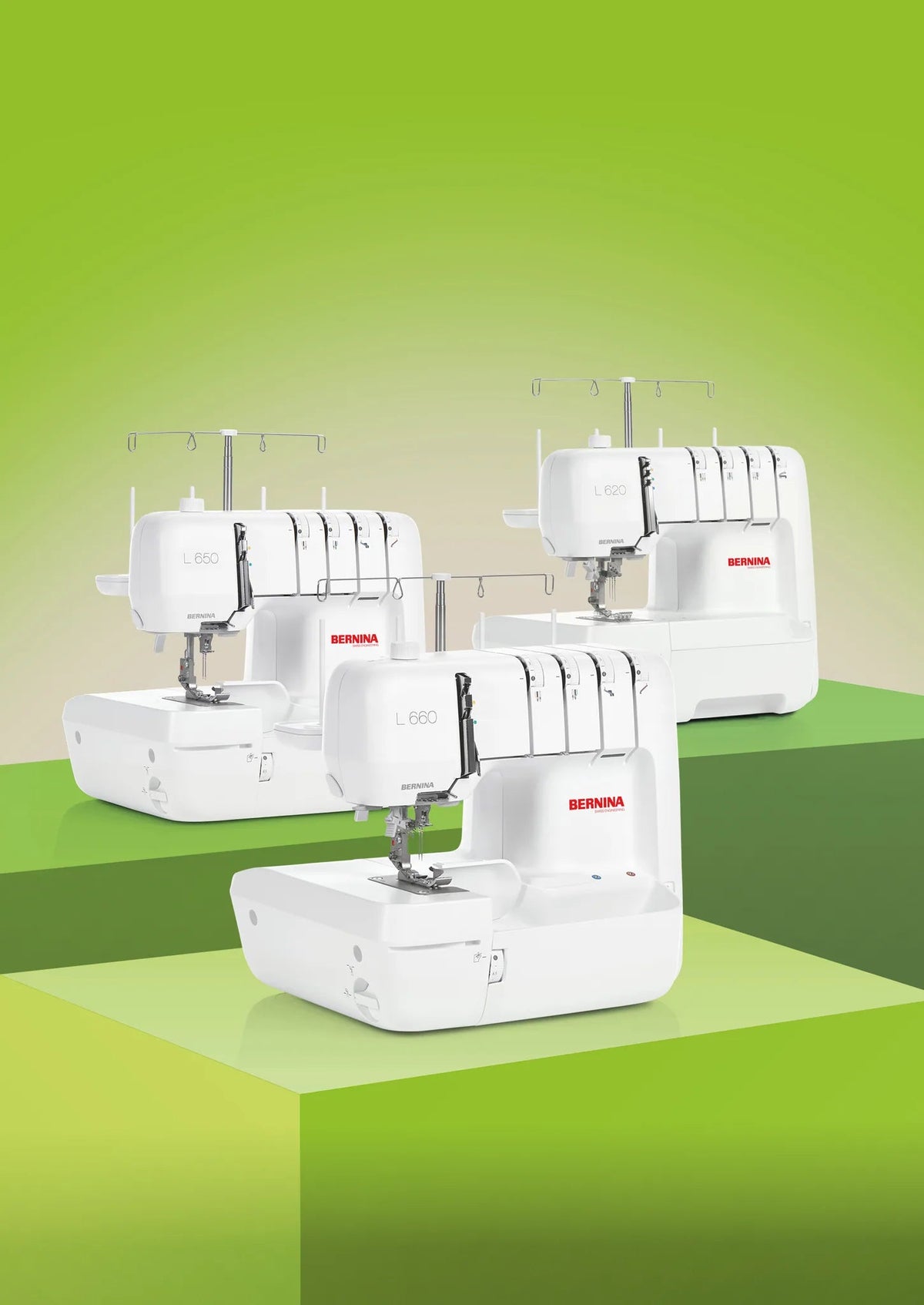Surjeteuse-recouvreuse BERNINA L 620 — visuel de campagne