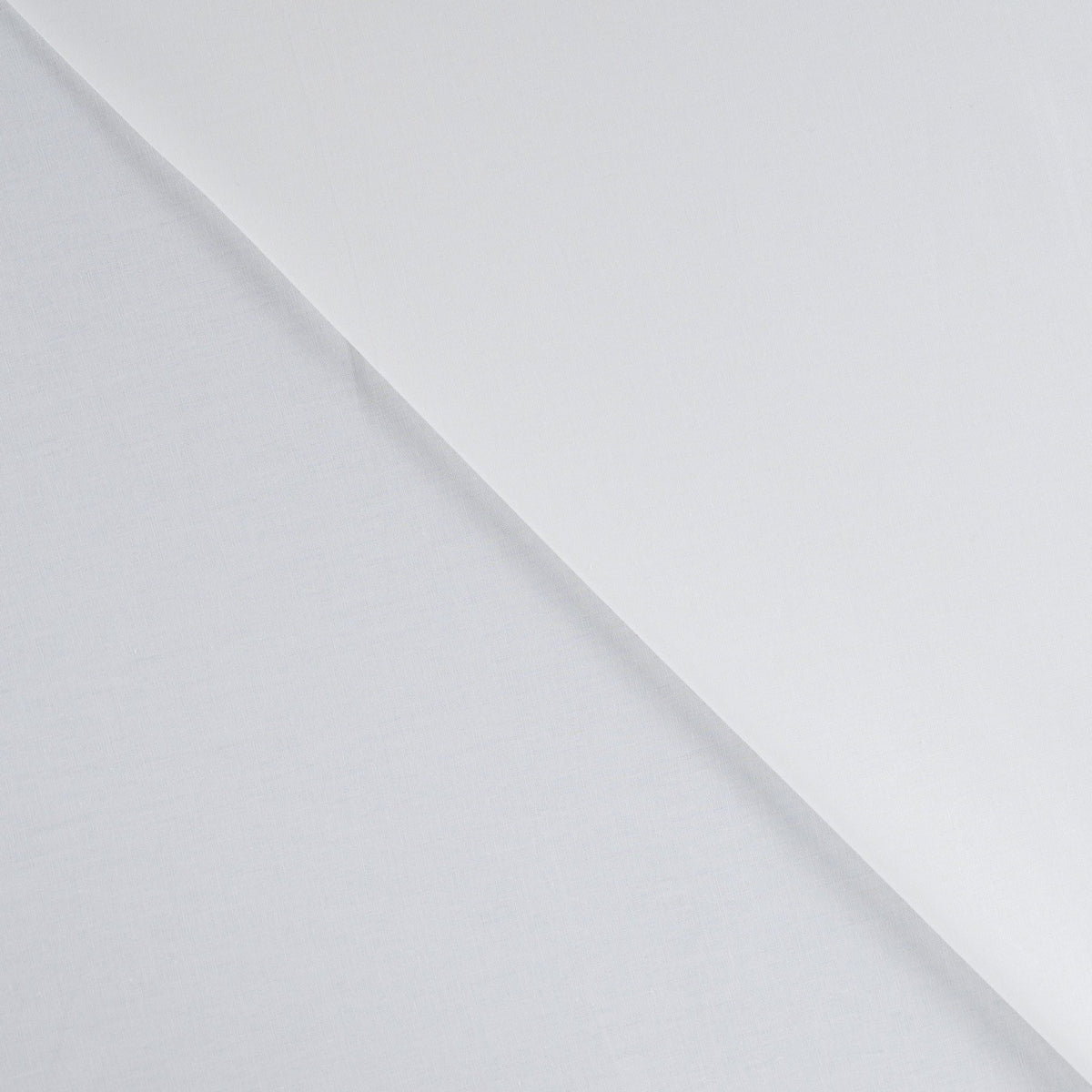 Tissu bio popeline de coton blanc