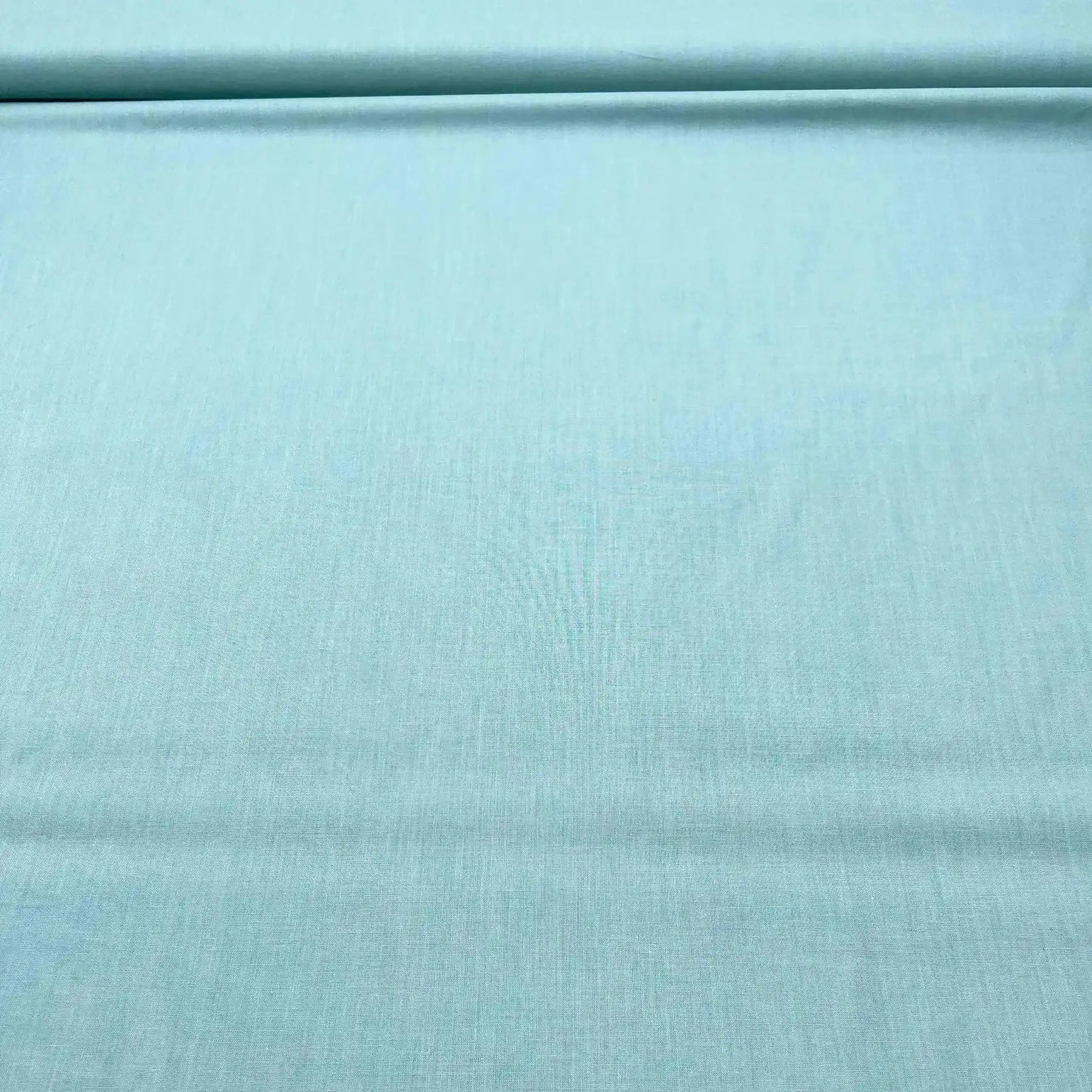 Tissu bio popeline de coton bleu claire