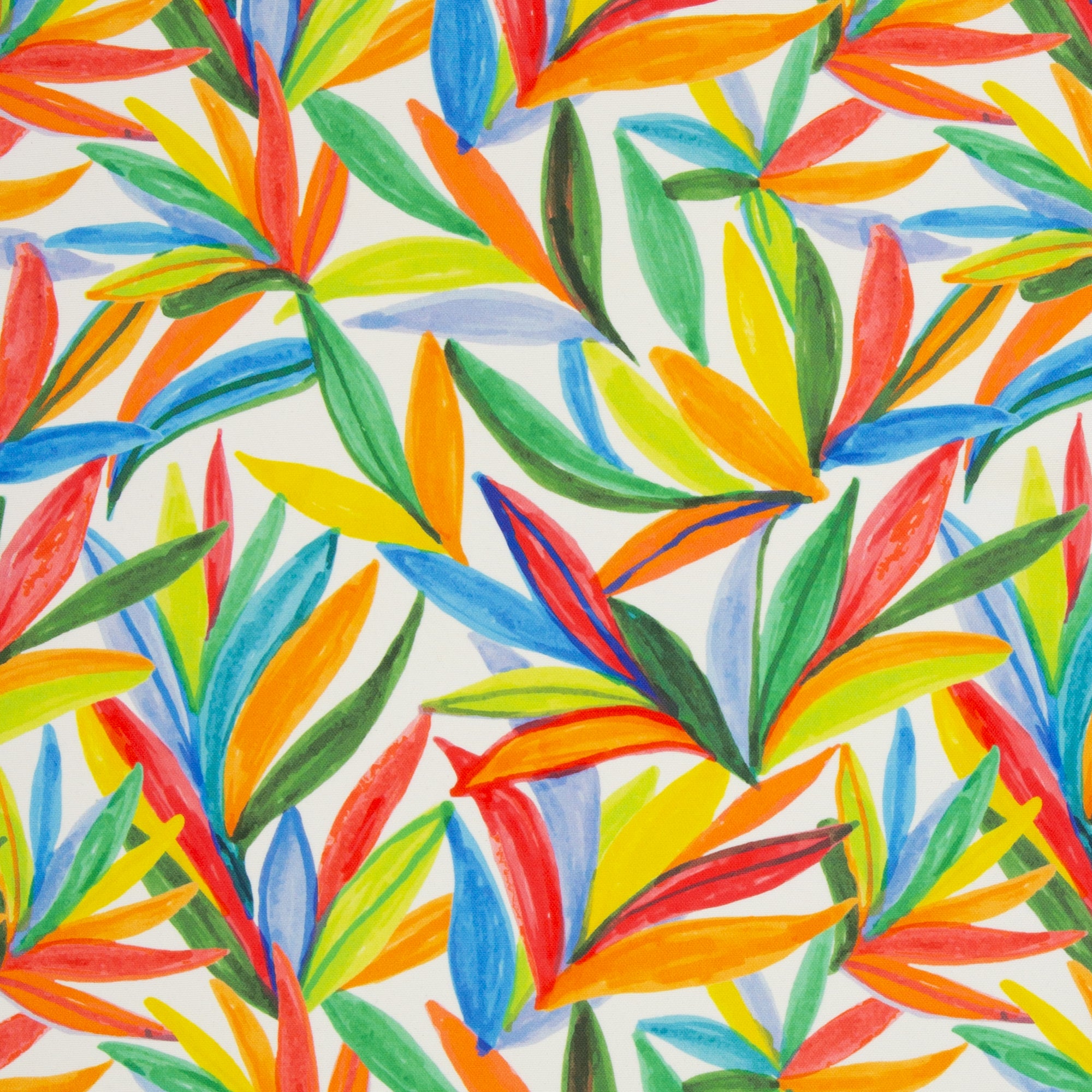 Tissu Canvas Coton feuilles