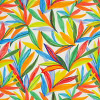 Tissu Canvas Coton feuilles
