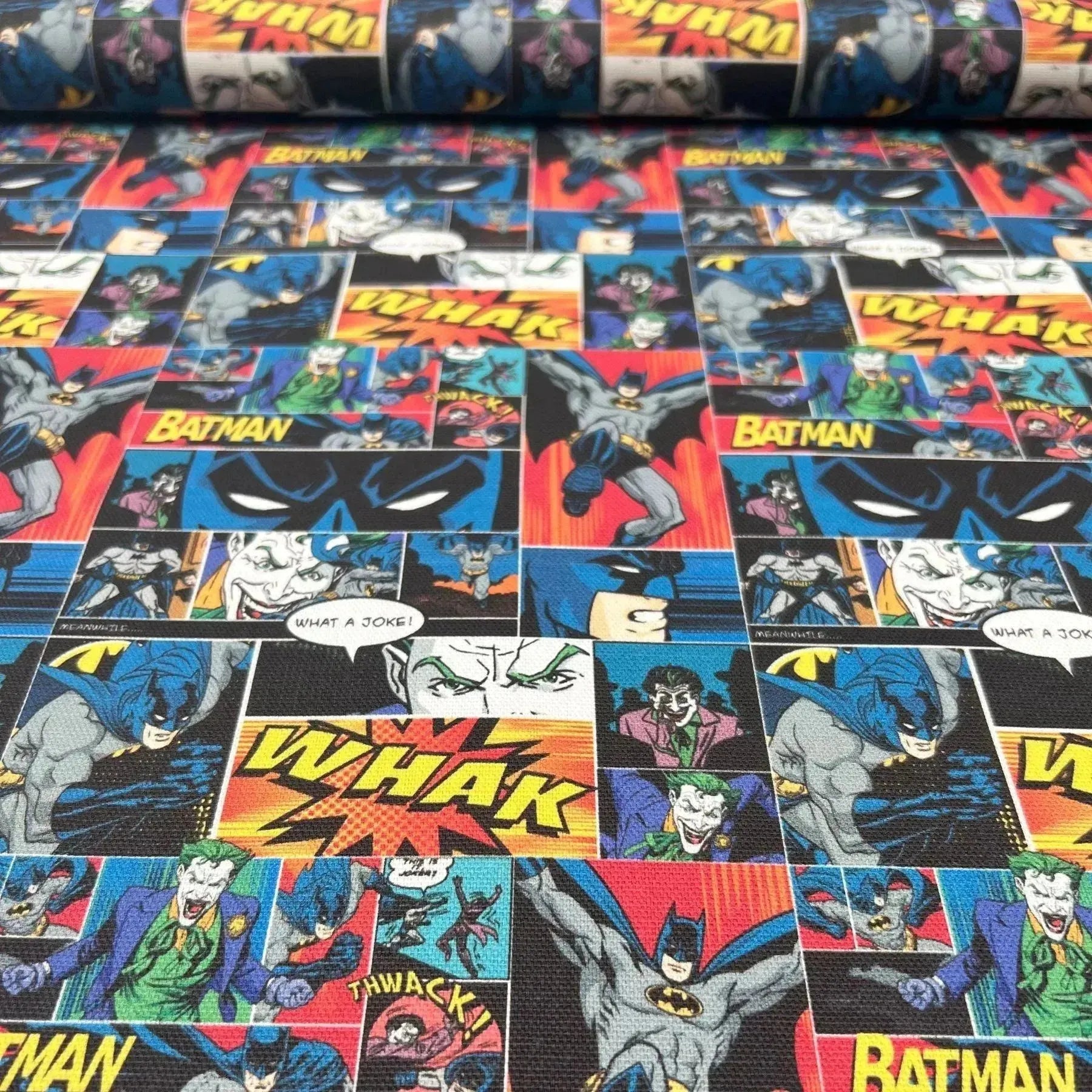 Tissu canvas coton Batman