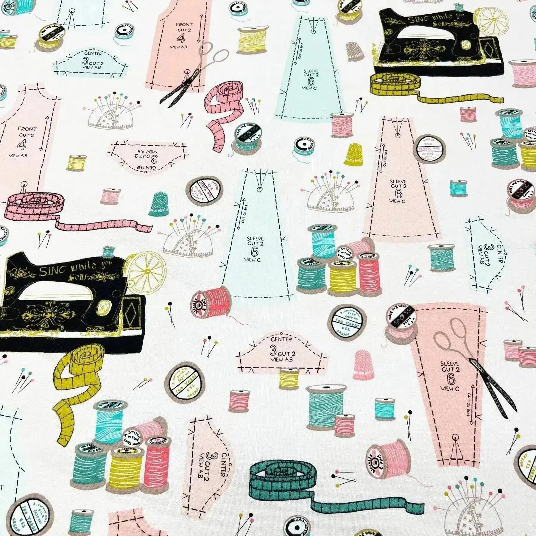 Tissu canvas coton couture